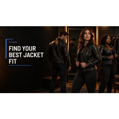 Leather jacket fit guide for different body types