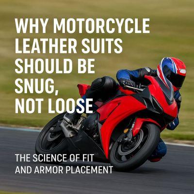 Why Motorcycle Leather Suits Should Be Snug, Not Loose