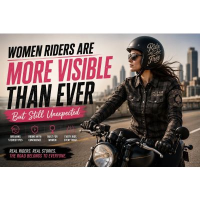  Women riders are more visible than ever but still unexpected