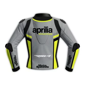Aprilia RSV4 Motorcycle Leather Jacket