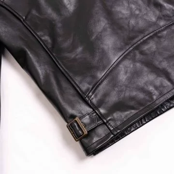 Athletic Leather Jacket