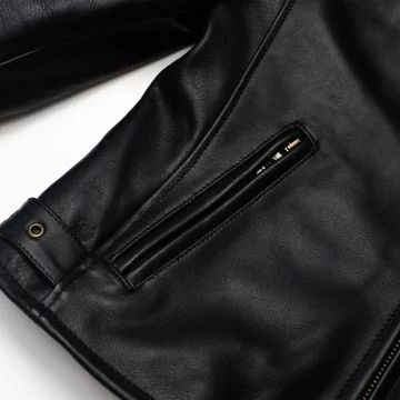 Heritage Black Biker Jacket Women