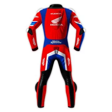 Honda CBR Fireblade Motorcycle Race Suit Back view