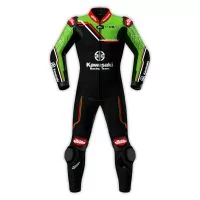 Kawasaki ZX10R Leather Motorcycle Suit 