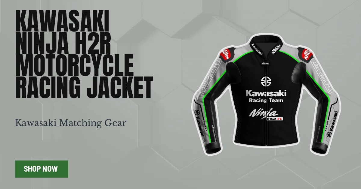 Kawasaki Ninja H2R Motorcycle Racing Jacket - MotoSpeeds