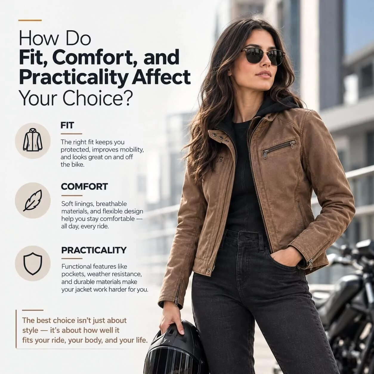 how do fit, comfort, and practicality affect your choice